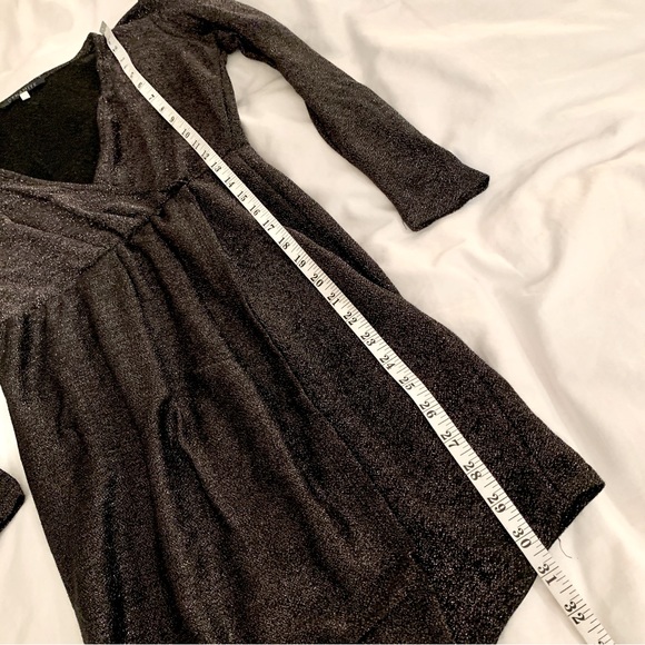 DYNAMITE Shiny Black Dress - Picture 2 of 9